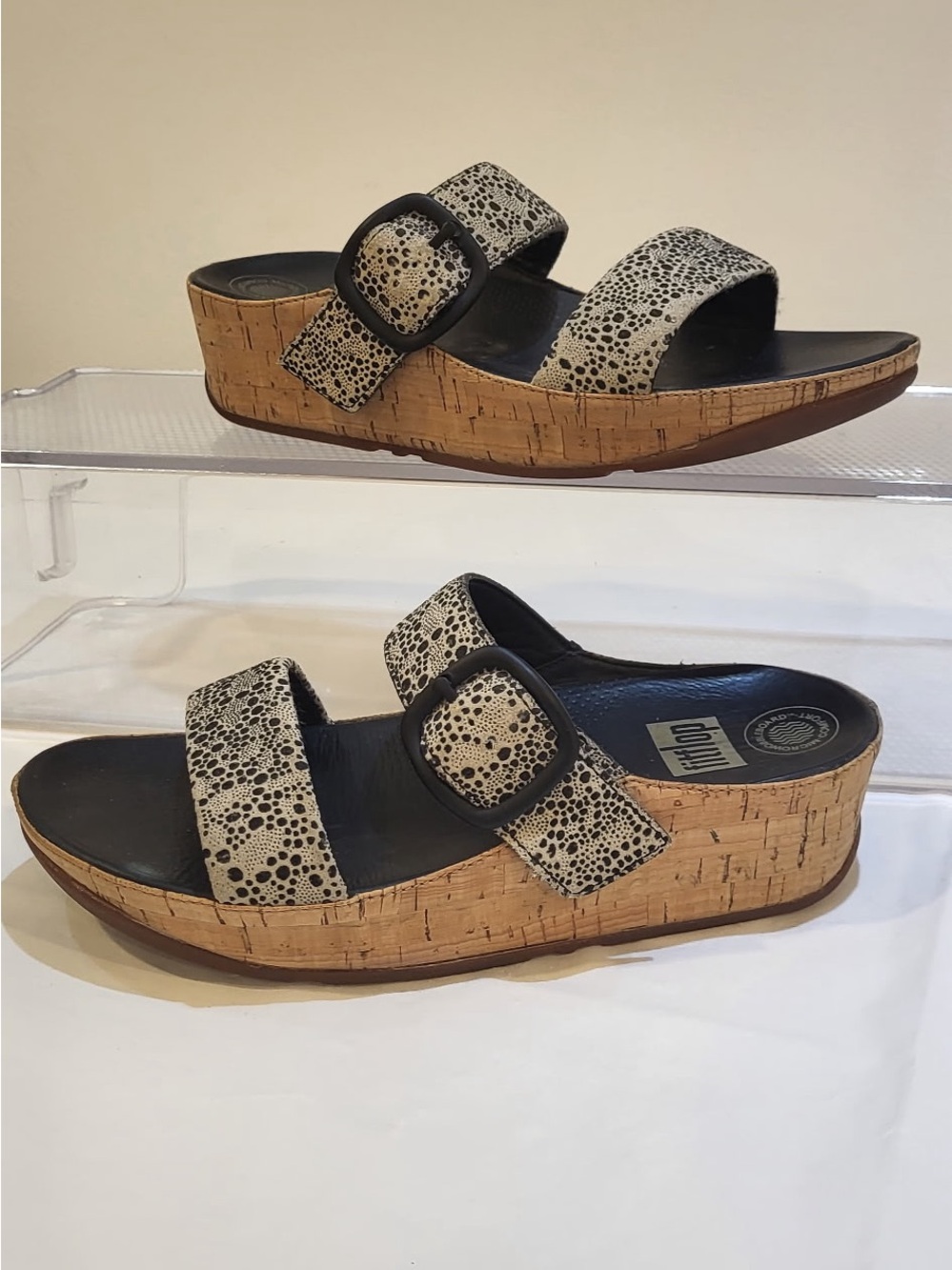 FITFLOP cork wedge sandals